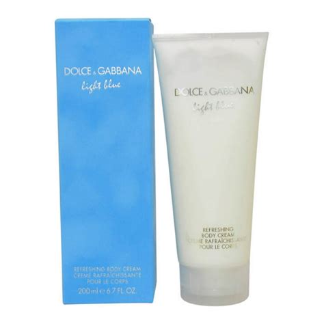 body lotion dolce gabbana light blue|d&g light blue body cream.